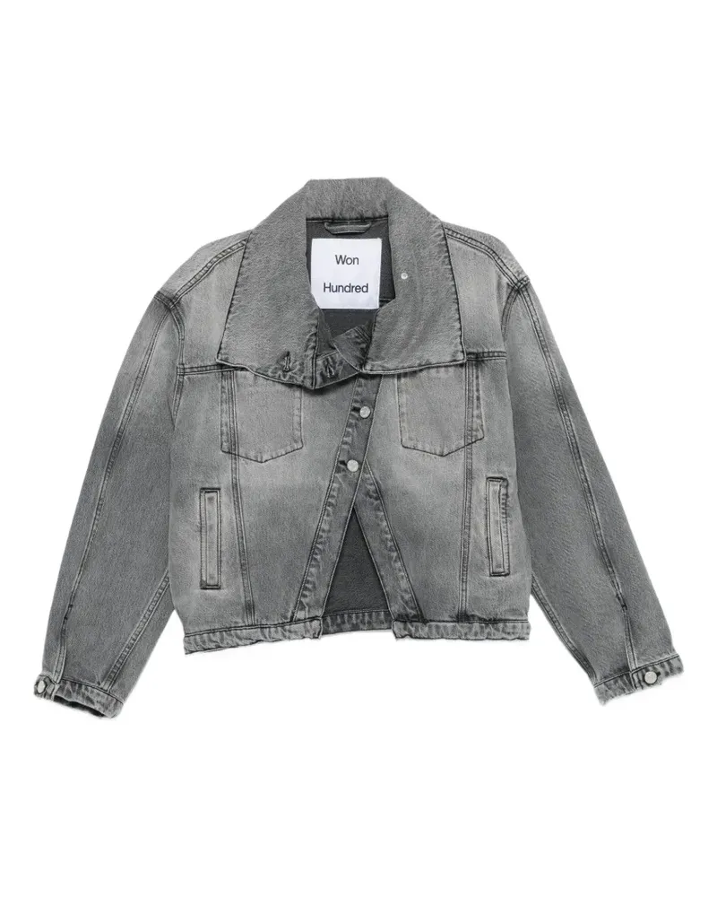 Won Hundred Kaia denim jacket - Grau Grau