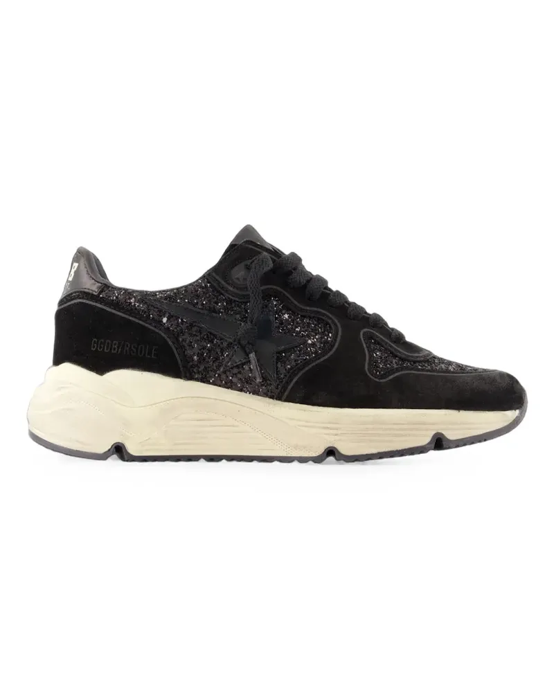 Golden Goose Running glitter-embellished sneakers - Schwarz Schwarz