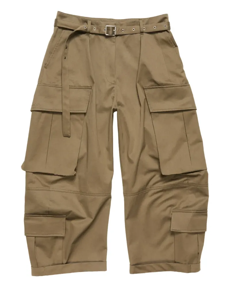 Acne Studios cargo belted trousers - Braun Braun