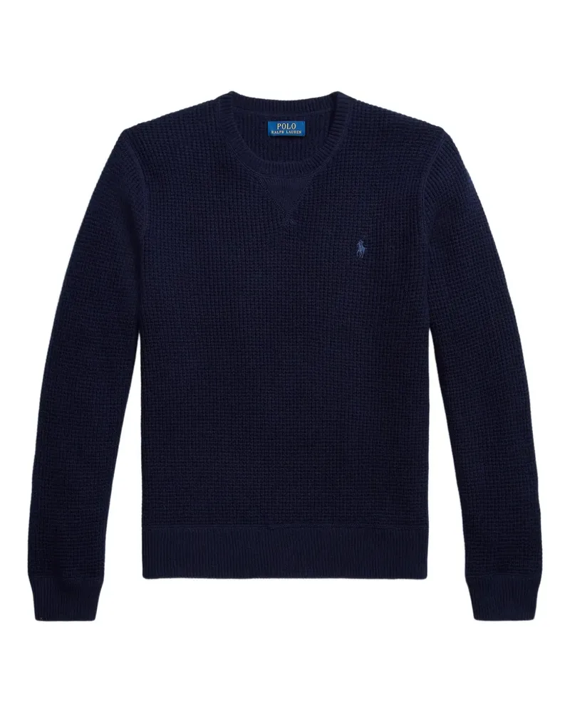 Ralph Lauren knit embroidered sweater - Blau Blau