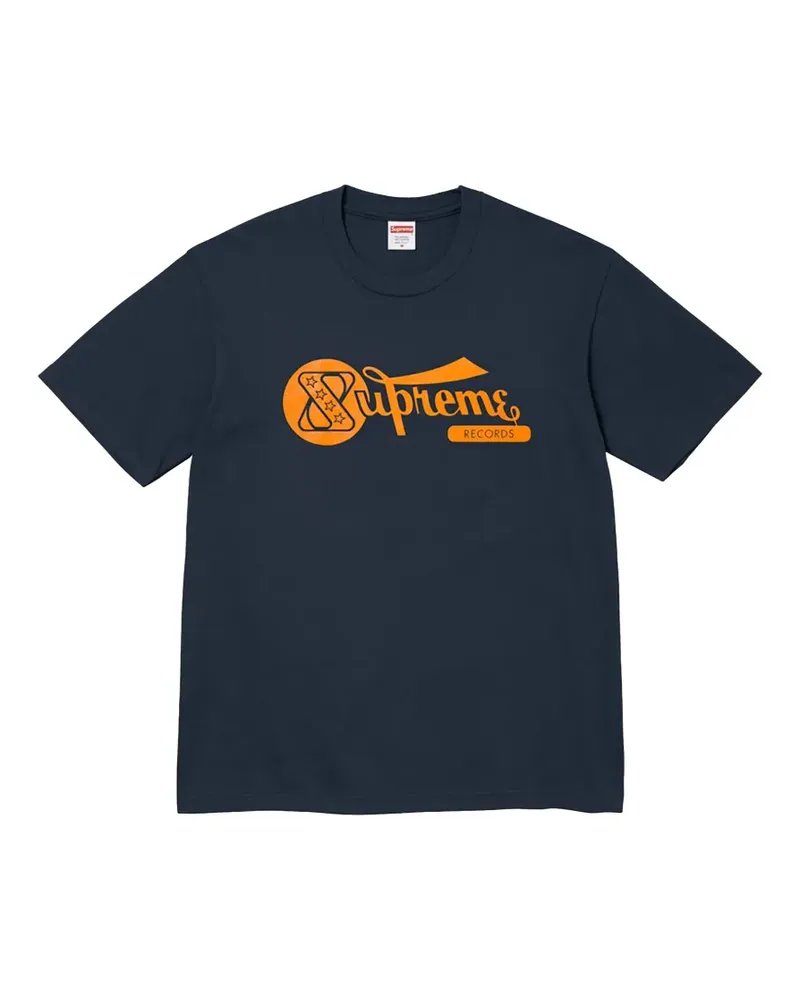 Supreme Being Records crew-neck T-shirt - Blau Blau
