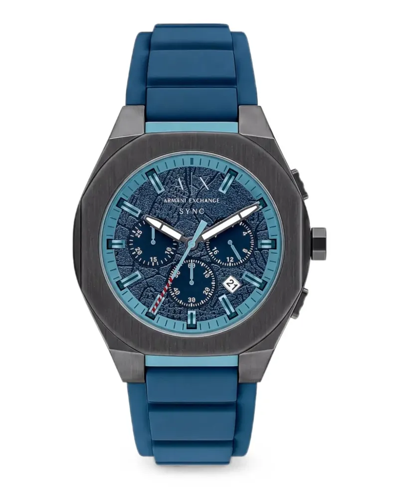 Armani Exchange Sync Armbanduhr 44mm - Blau Blau