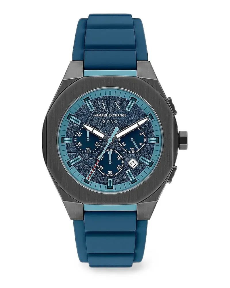 Armani Exchange Sync 44mm watch - Blau Blau