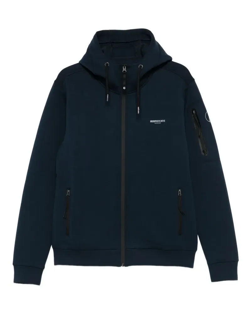 Murphy & Nye Kapuzenjacke mit Reißverschluss - Blau Blau