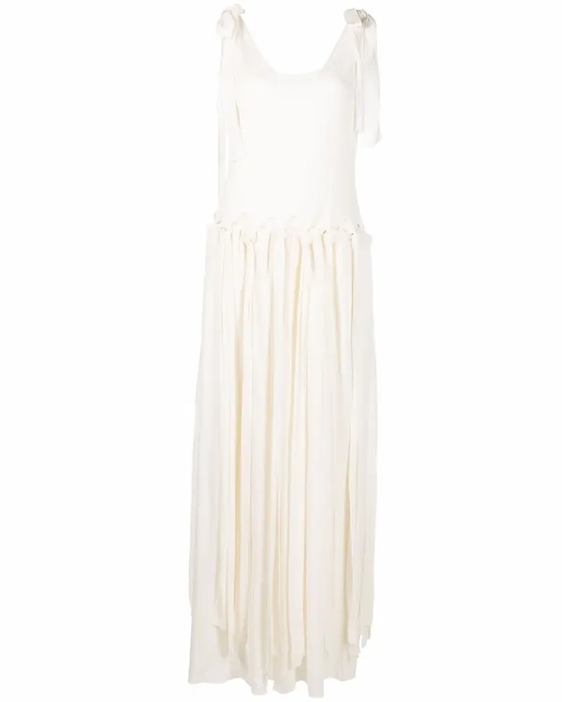 Chloé Maxikleid mit tiefer Taille - Nude Nude