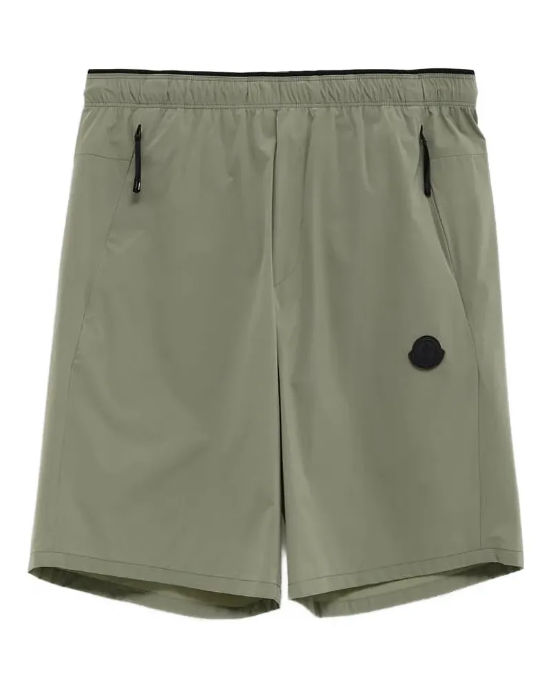 Moncler Shorts mit elastischem Bund - Grün Grün