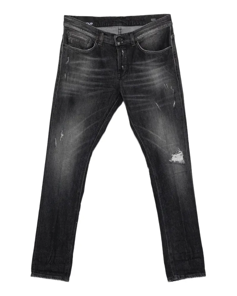 Dondup George Jeans im Distressed-Look - Schwarz Schwarz