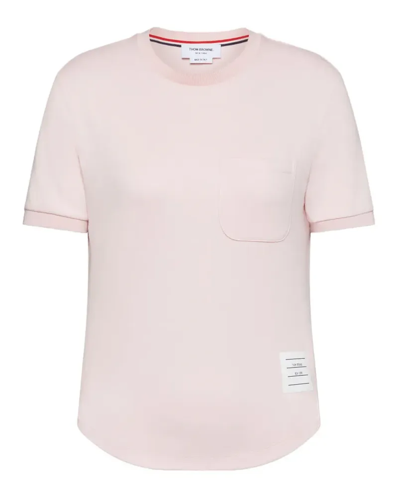 Thom Browne Milano pocket T-shirt - Rosa Rosa
