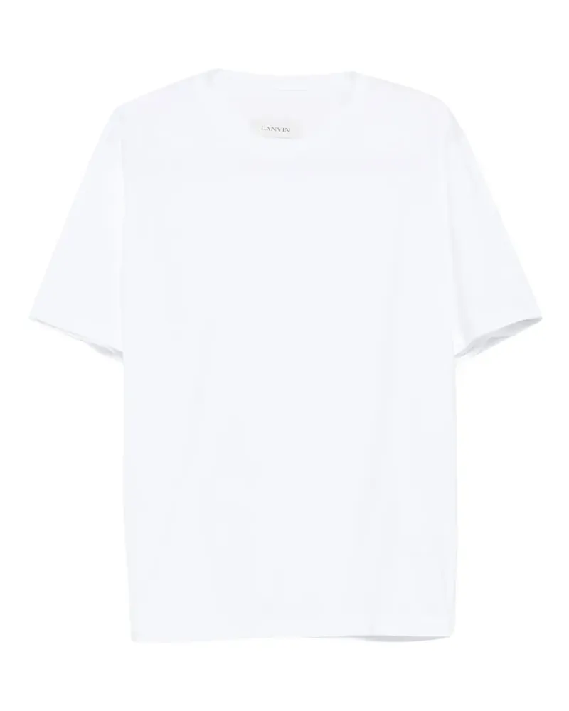 Lanvin Klassisches T-Shirt - Weiß Weiß