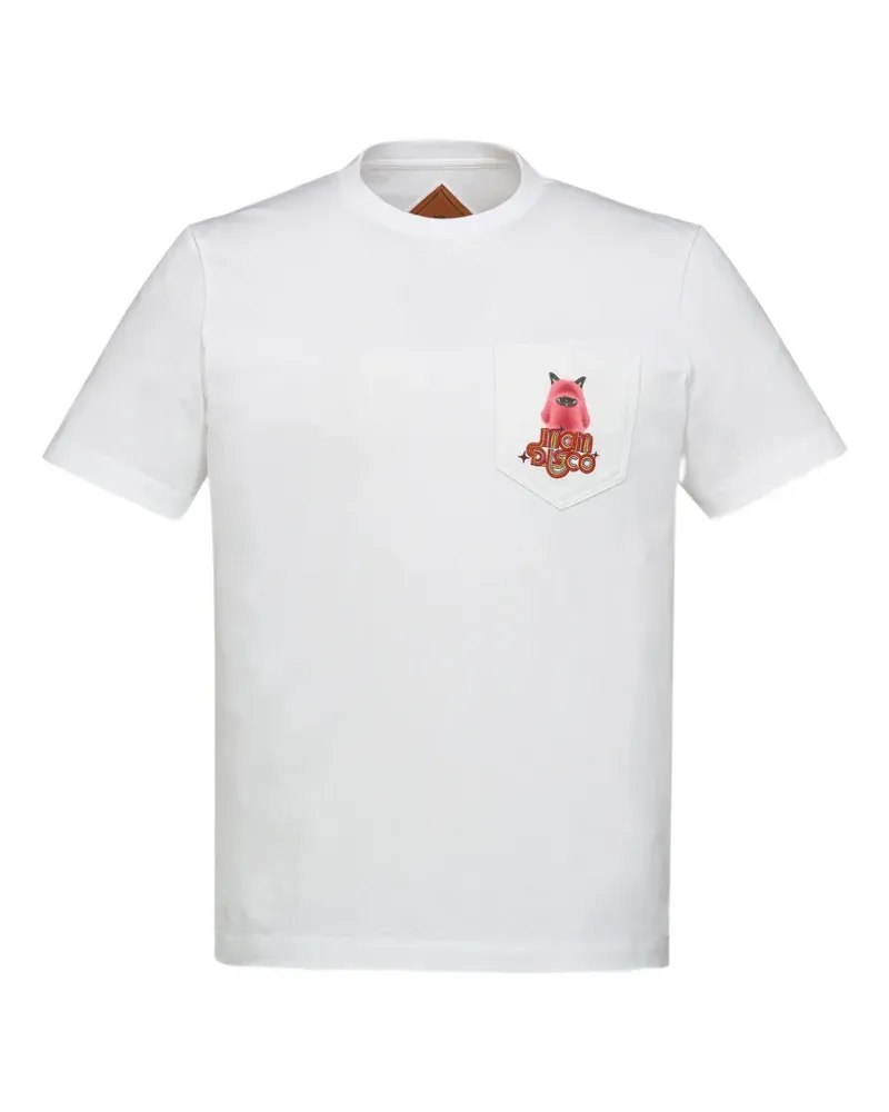 MCM Mars Dog T-Shirt - Weiß Weiß
