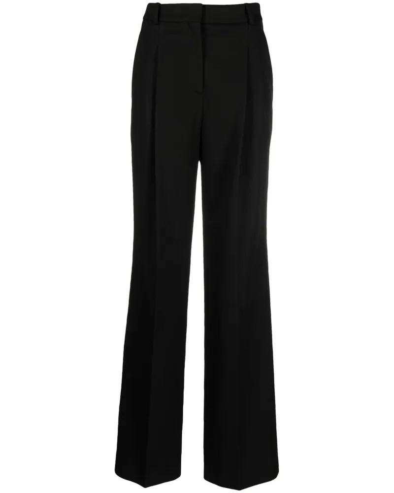 HUGO BOSS Taillenhose mit Kellerfalten - Schwarz Schwarz