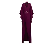 Cassandra Kleid mit V-Ausschnitt - Violett