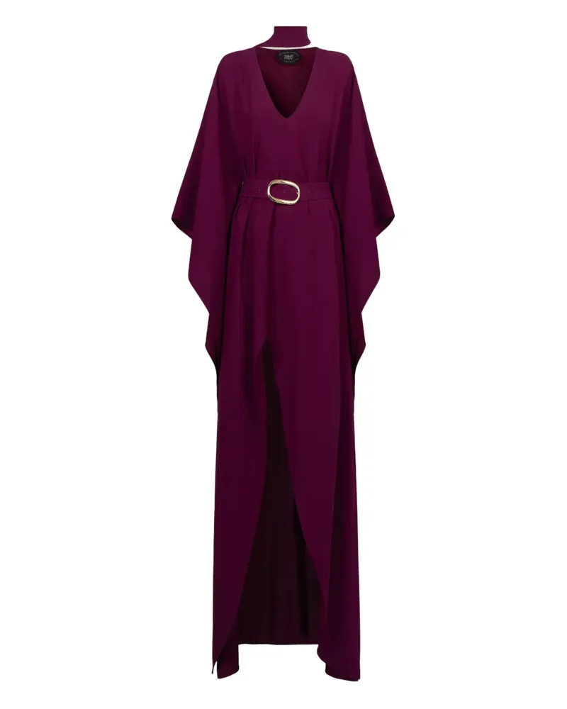 Taller Marmo Cassandra belted V-neck dress - Violett Violett