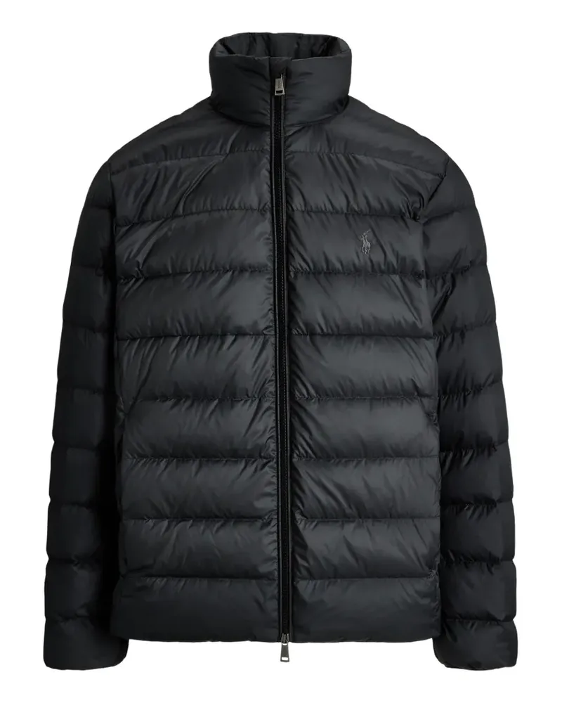 Ralph Lauren Wattierte Jacke mit Stehkragen - Schwarz Schwarz