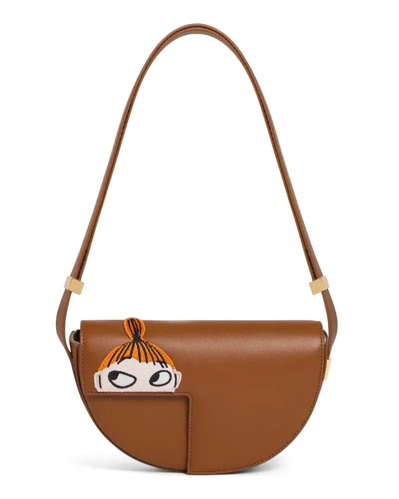 Patou x Moomin Little My shoulder bag - Braun Braun