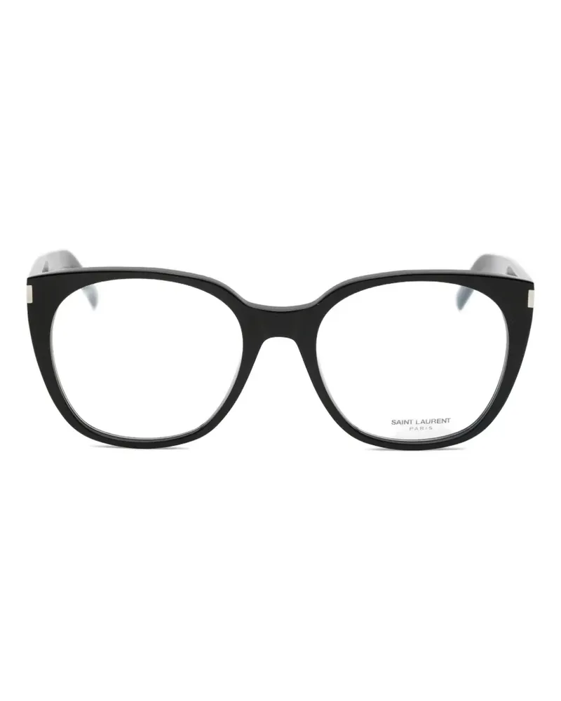 Saint Laurent Cat-Eye-Brille - Schwarz Schwarz