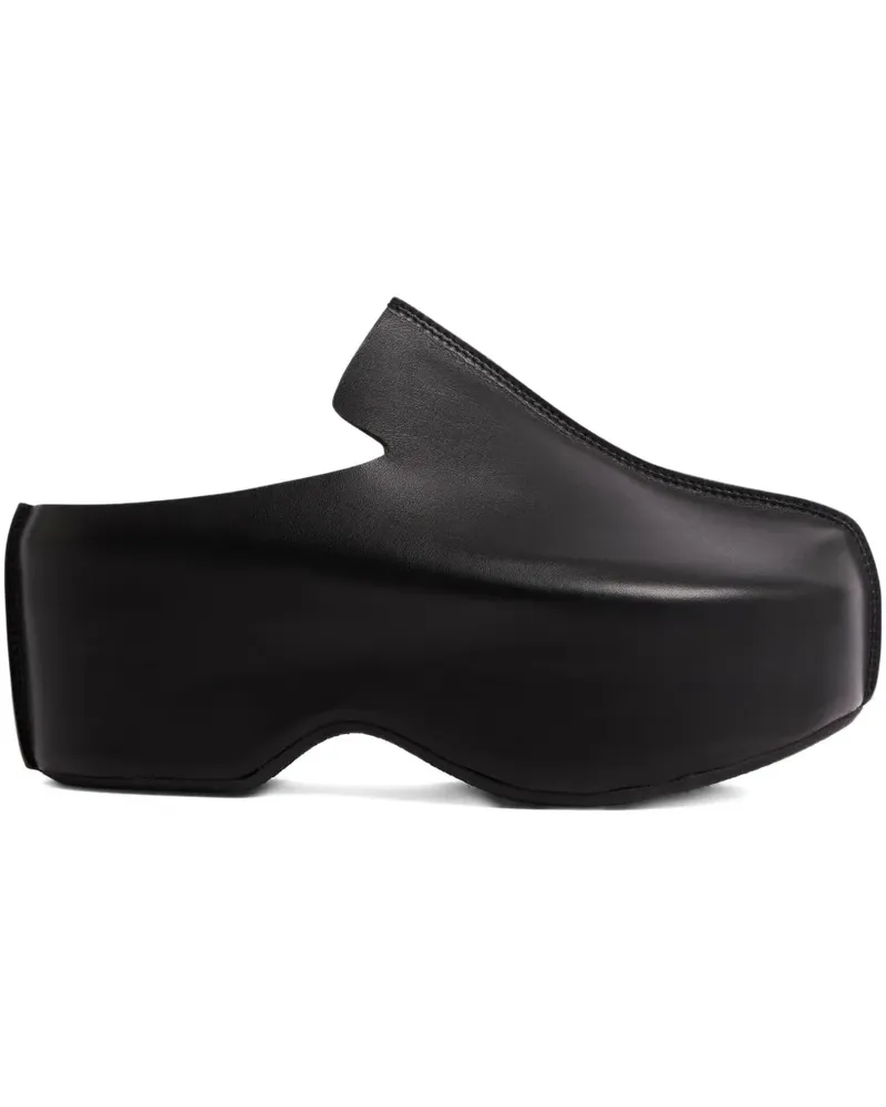 J.W.Anderson Mules mit Plateausohle - Schwarz Schwarz