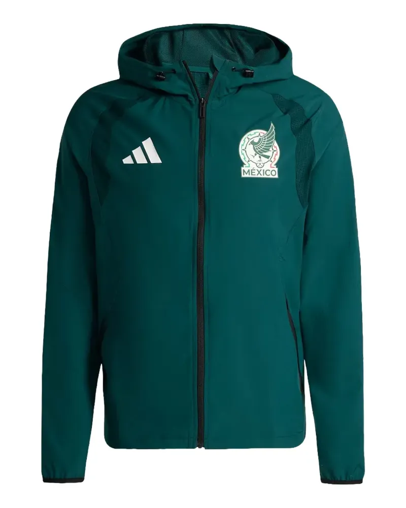 adidas Mexico Tiro Windbreaker mit Reißverschluss - Grün Grün