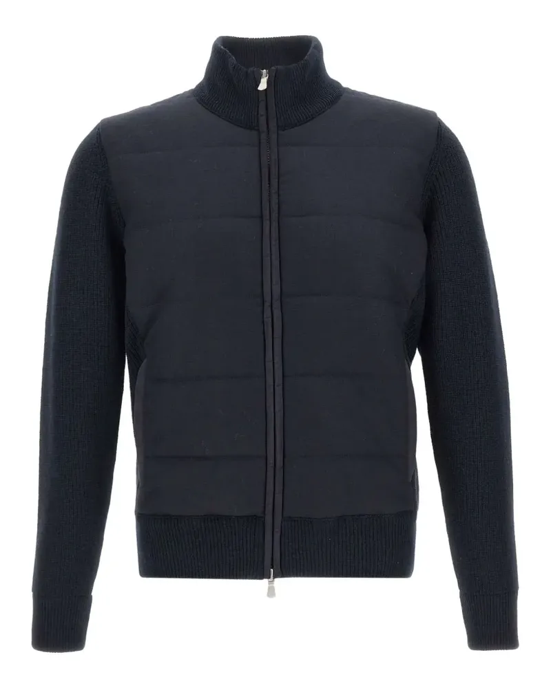 Gran Sasso padded knitted jacket - Blau Blau