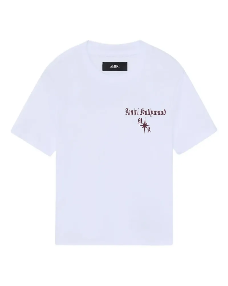 Amiri T-Shirt mit Logo-Print - Weiß Weiß