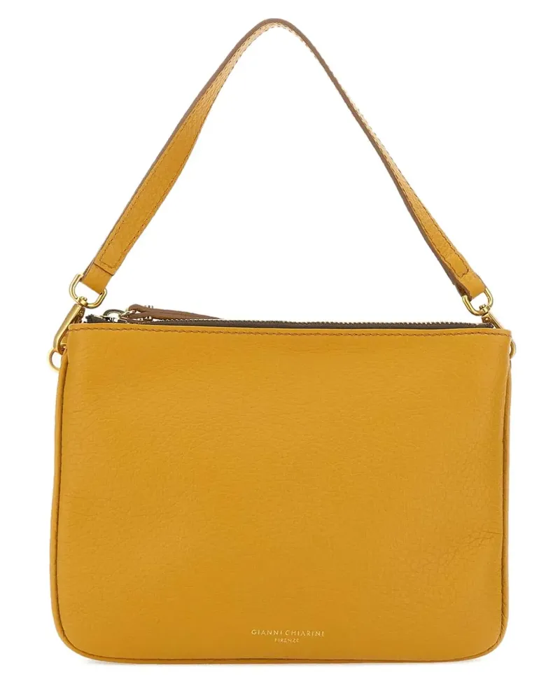 Gianni Chiarini Schultertasche aus Leder - Gelb Gelb