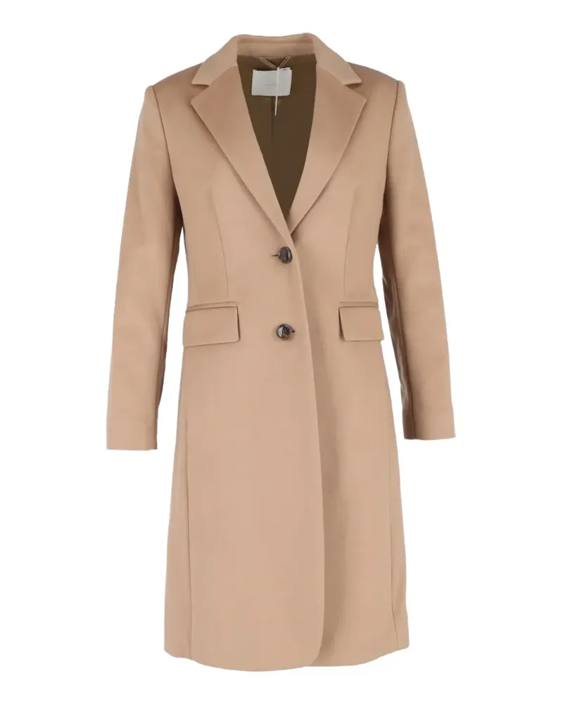 HUGO BOSS pocket single-breasted coat - Nude Nude