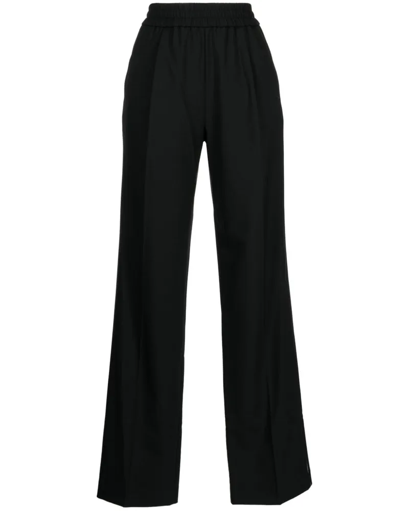 Helmut Lang Jogginghose mit hohem Bund - Schwarz Schwarz