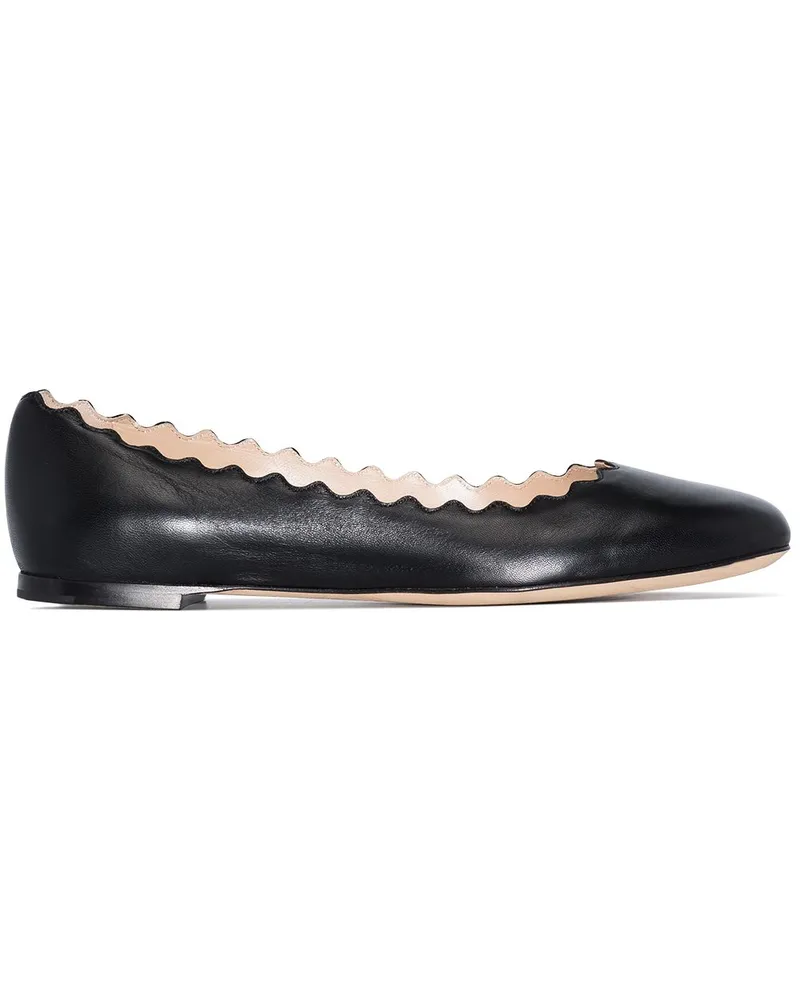 Chloé Lauren Ballerinas - Schwarz Schwarz