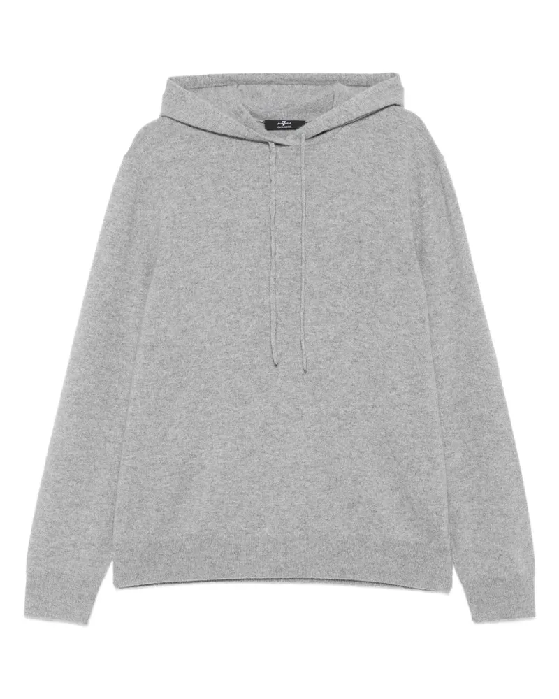 7 for all mankind Hoodie aus Kaschmir - Grau Grau