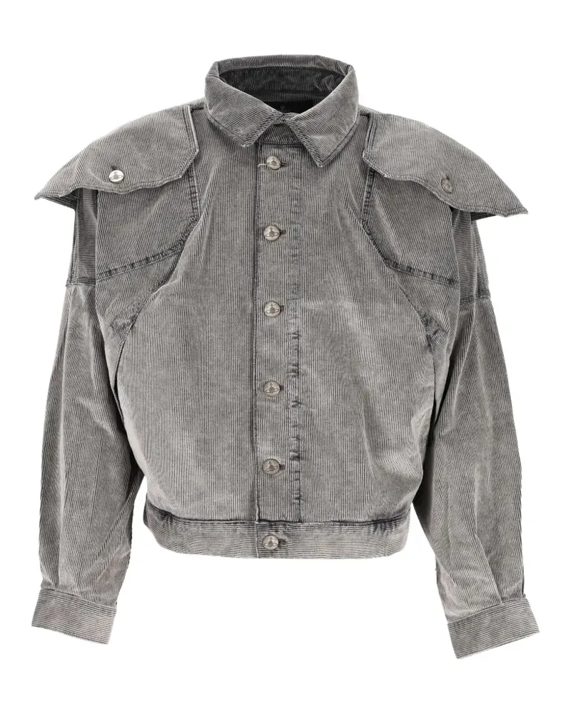 Vivienne Westwood Broad Jeansjacke - Grau Grau