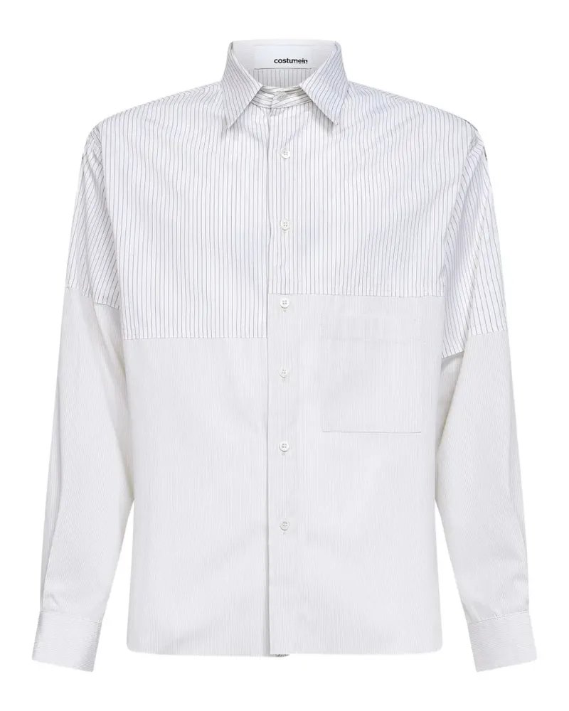 Costumein Martini striped shirt - Weiß Weiß