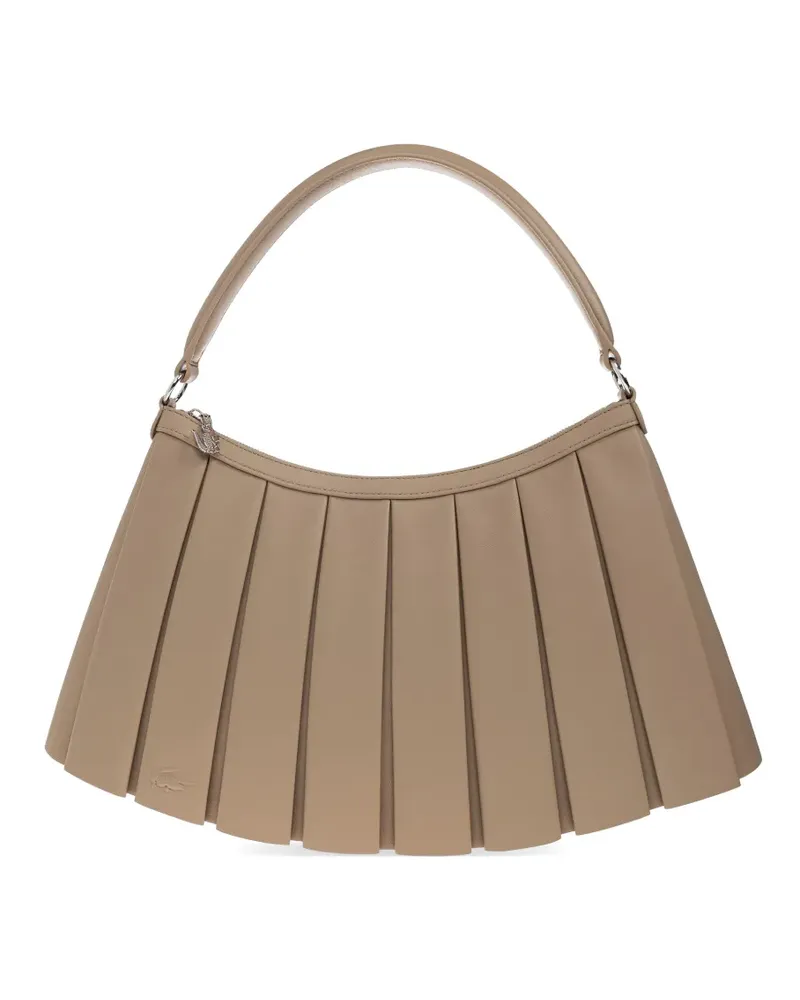 Lacoste logo-detail shoulder bag - Nude Nude
