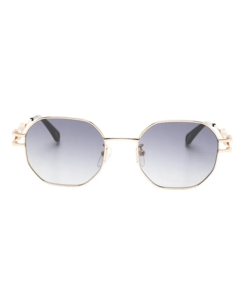 Zadig & Voltaire Wings geometric-frame sunglasses - Gold Gold