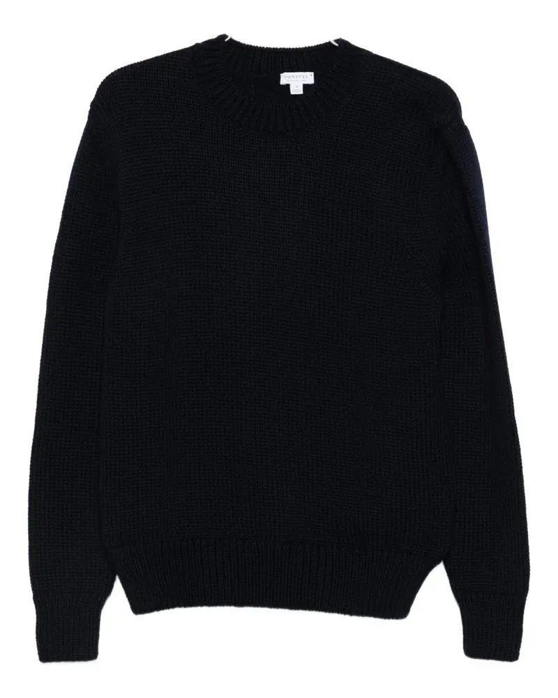 Sunspel crew-neck sweater - Blau Blau
