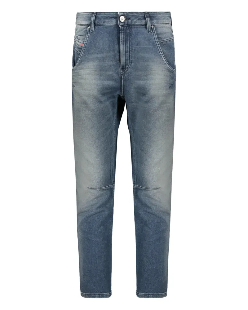Diesel washed effect five-pocket jeans - Blau Blau