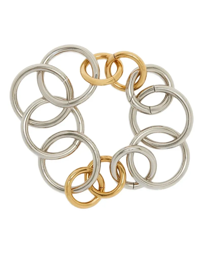 Jil Sander Armband mit Ringen - Silber Silber