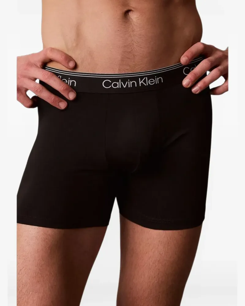 Calvin Klein logo-waistband boxers (set of three) - Schwarz Schwarz