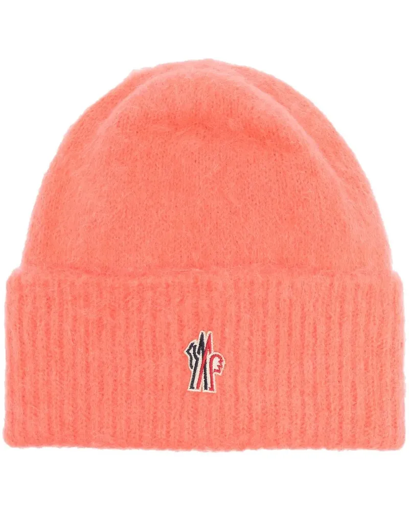 Moncler Bestickte Mütze - Orange Orange