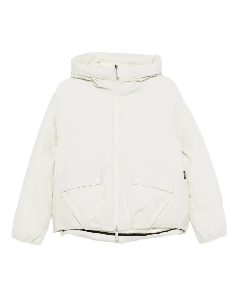 Herno Gefütterte Kapuzenjacke - Weiß Weiß