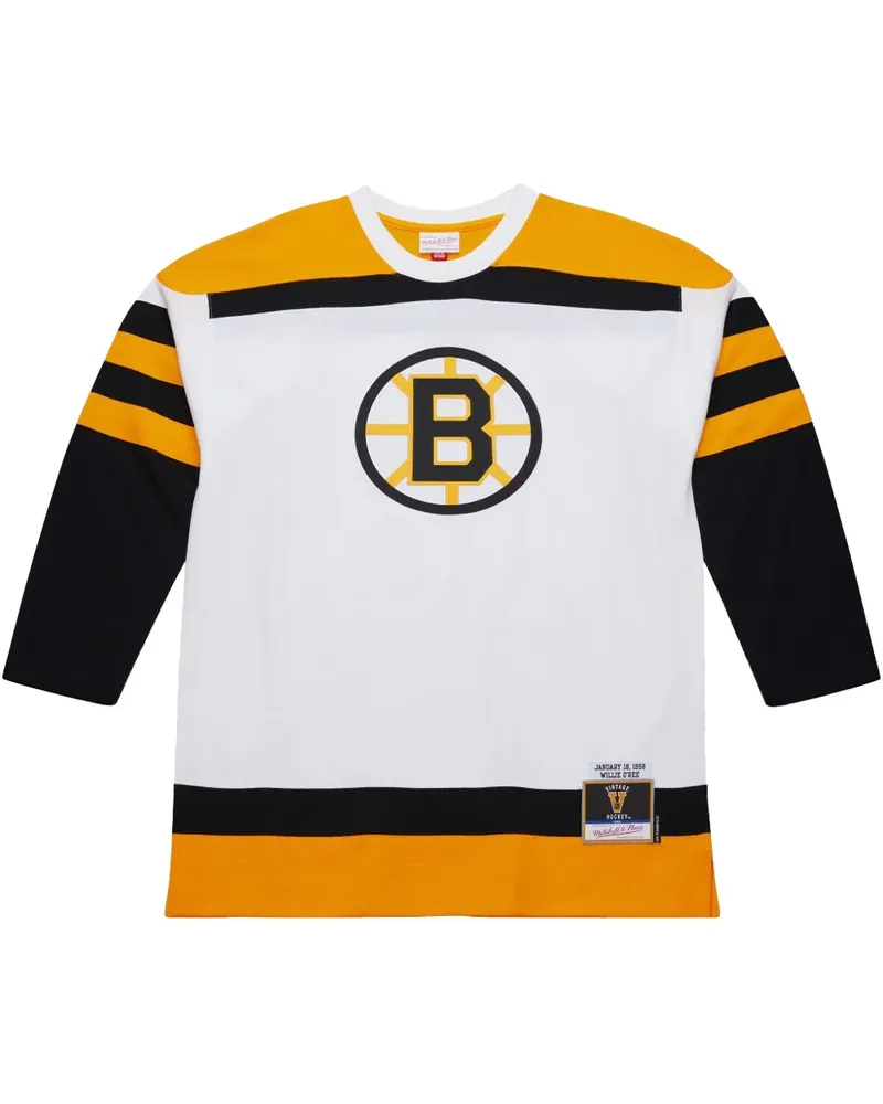 Mitchell & Ness NHL "Bruins 1958 Willie O'Ree" Trikot - Weiß Weiß
