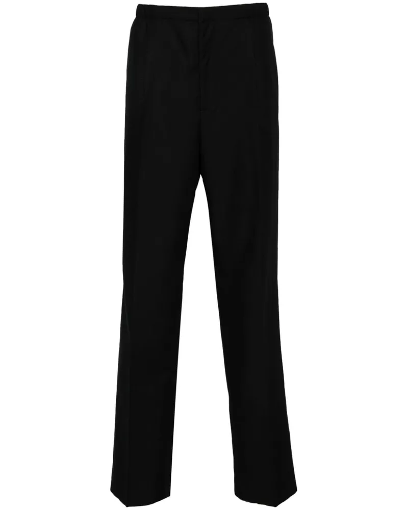 Fendi Hose mit geradem Bein - Schwarz Schwarz