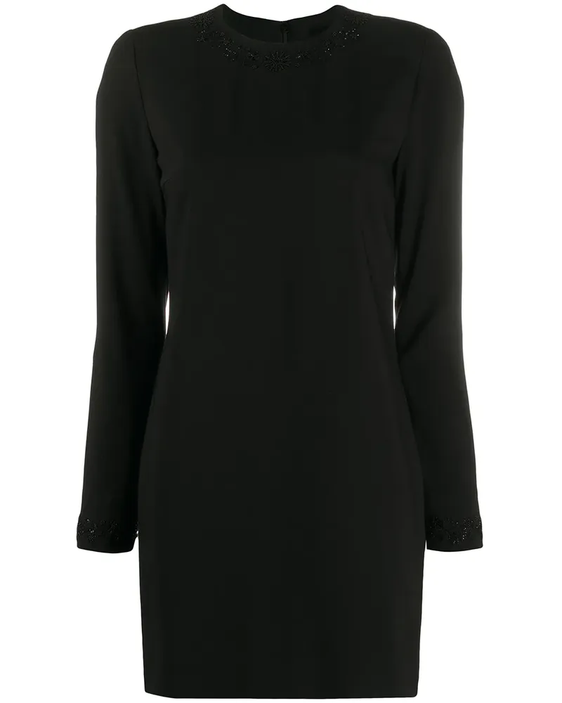 Dsquared2 Minikleid mit Perlen - Schwarz Schwarz