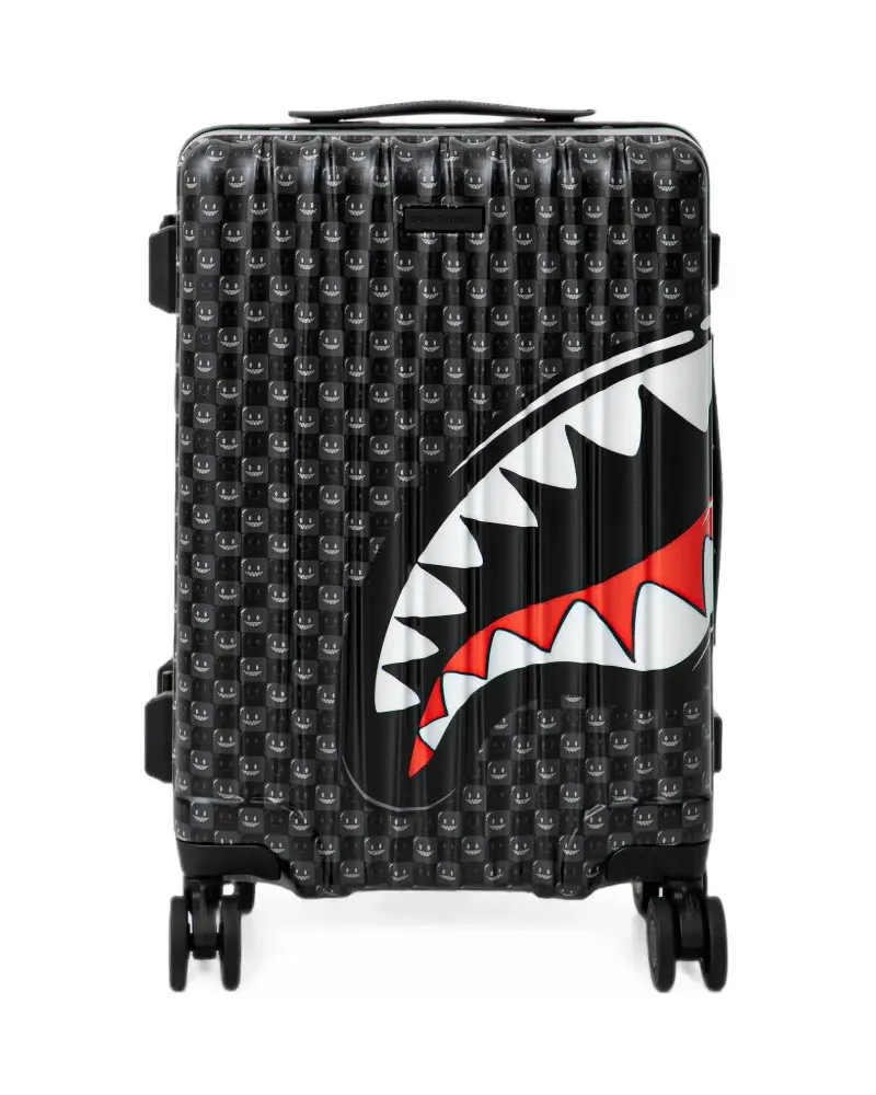 Sprayground Shark Mouth hard-shell luggage - Schwarz Schwarz