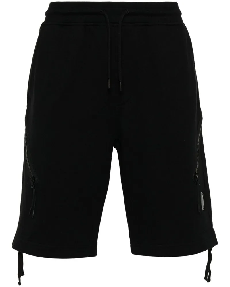 C.P. Company Shorts mit Logo-Applikation Schwarz