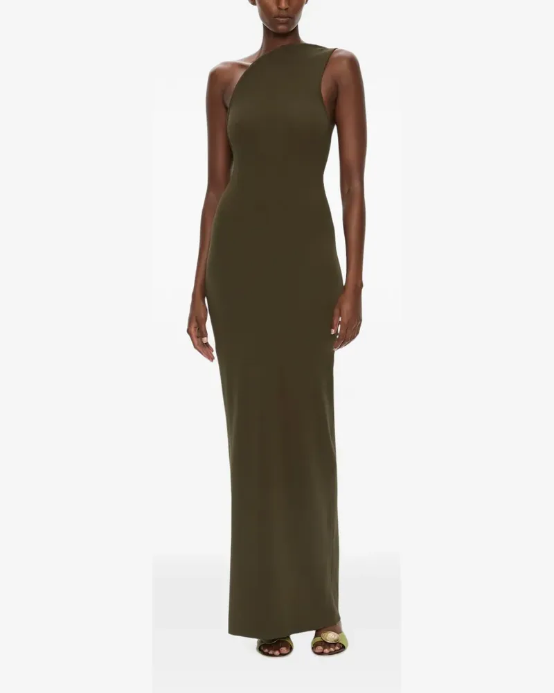 Christopher Esber Maxikleid mit konkaver Taille - Grün Grün