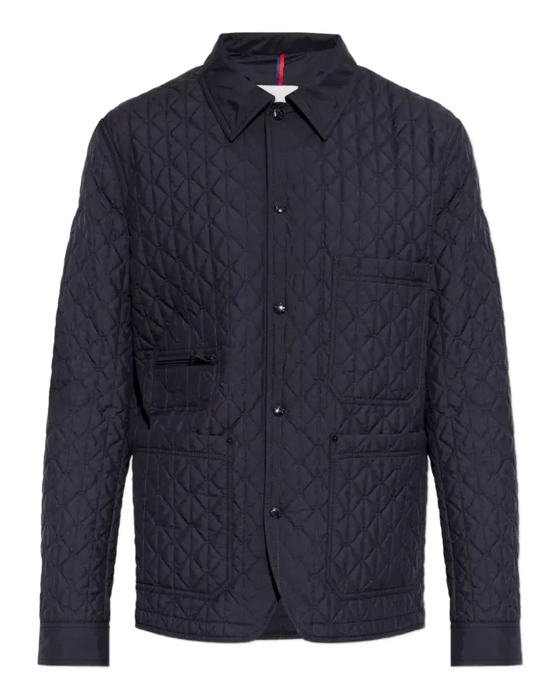 Moncler Theoline diamond-quilted jacket - Blau Blau