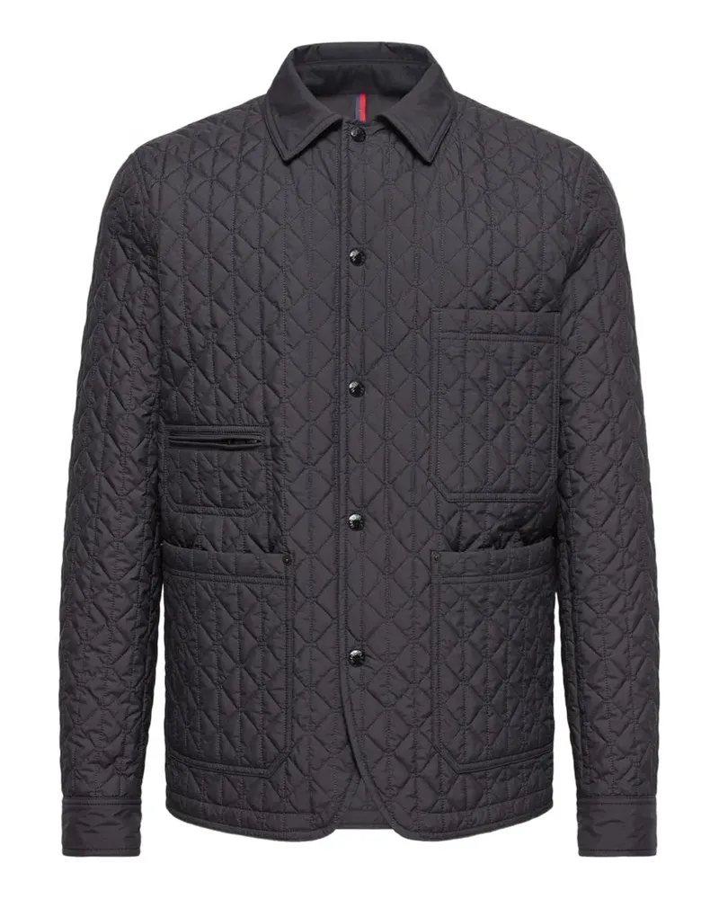 Moncler Theoline Jacke mit Rautensteppung - Blau Blau