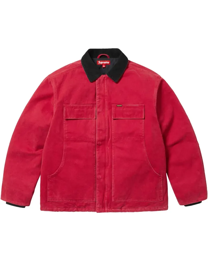 Supreme Being Old English Canvas "FS 25 - Red" Workwear-Jacke - Rot Rot