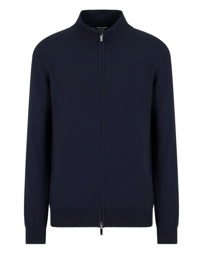 Giorgio Armani Cardigan mit Reißverschluss - Blau Blau