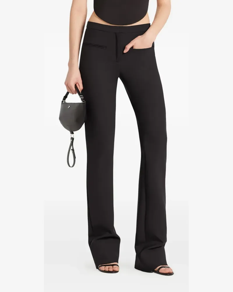 Courrèges Klassische Hose - Schwarz Schwarz